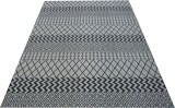Covor Andas, textil, negru/gri, 240 x 340 cm