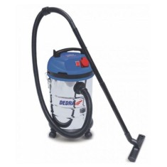 Aspirator de atelier, umed-uscat, 1400 W, inox, cu accesorii, 30 L, Dedra foto