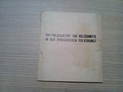 HINTERGLASMALEREI UND HOLZSCHNITTE IN DER RUMANISCHEN VOLKUNST - Cornel Irimie foto