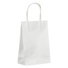 Sacosa Cadou Kraft Alba 16x23x8 cm - Punga Hartie Eco, Design Uni, Pentru Orice Ocazie
