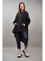 GEACA REVERSIBILA ASIMETRICA OLIENA TALIE UNICA Negru Auriu