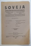 SOVEJA , REVISTA SOCIETATII STUDENTILOR IN GEOGRAFIE , ANUL II , NUMERELE 3 - 4 , MARTIE - APRILIE , 1930