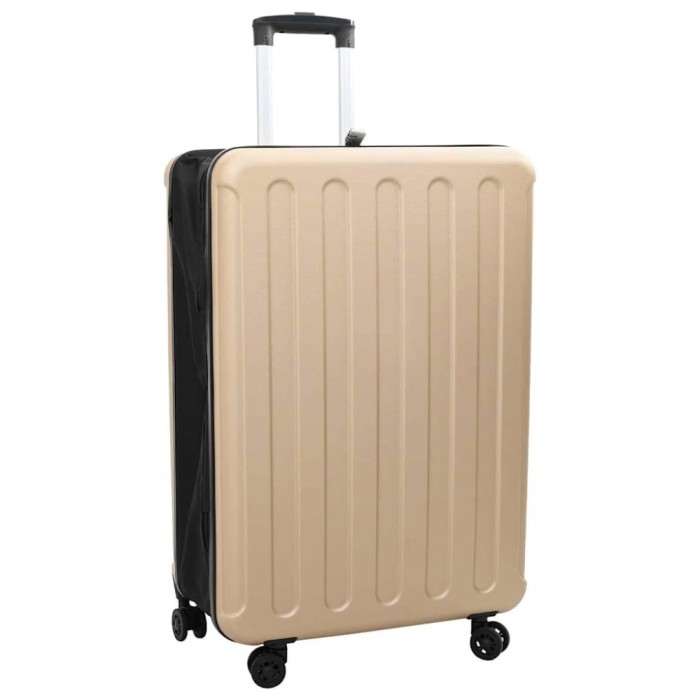 Valiză pliabilă din plastic tare 28&#039;&#039; Champagne 50x30x76 cm ABS