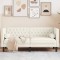 Gossi canapea chesterfield cu pernute/2 locuri, crem, catifea