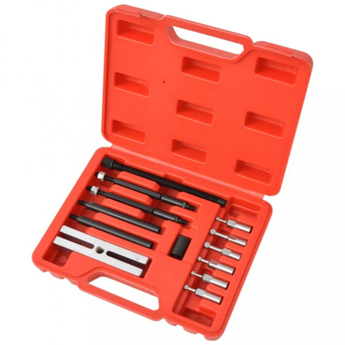 vidaXL Set mic de extragere rulment inserție, 19 piese