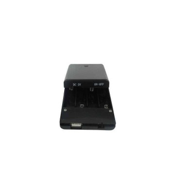 Suport baterii AA R6 x4buc cu suport si capac cu terminal mama USB A foto