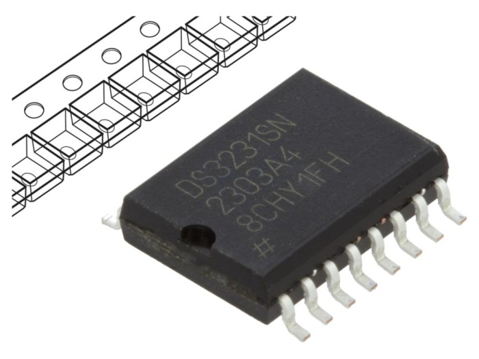 Circuit RTC I2C SMD, SO16-W