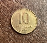 C50 - Moneda foarte veche - Argentina - 10 centavos - 2007