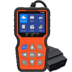 Tester diagnoza auto Techstar HC368 OBD2 EOBD CAN, display 2.8, Live Data, IM Readiness, Test baterie, 50000+ coduri DTC