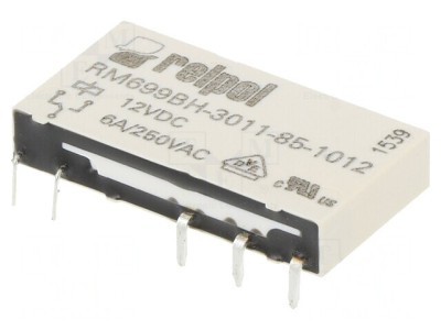 Releu Electromagnetic SPDT 12V 6A foto
