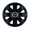 Set 4 Capace Roti, potrivite jantelor de R16, pentru Audi, model Cosmos Negru, Autohelix MSA