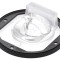 Lentilă LED Rotundă din Silicon Transparent Neagră