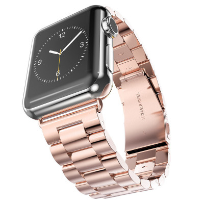 Curea pentru Apple Watch 1/2/3/4/5/6/7/8/SE/SE 2 (38/40/41mm) - Techsuit Watchband (W036) - Pink foto