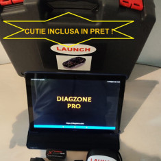 Diagnoza auto Launch Diagzone: Tester auto 2025+Tableta Huawei+Husa+Obd2+cutie