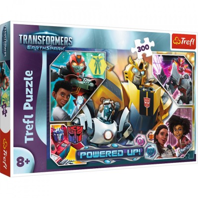 PUZZLE TREFL 300 TRANSFORMERS IN LUMEA ROBOTILOR foto