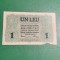 Bancnota 1 leu 1917 BGR
