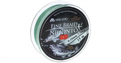 Fir Textil Nihonto Fine Braid 15M 0.16Mm/12.5Kg/15M-Green foto