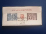 Austria 1976 &ndash; Bloc filatelic FDC &bdquo;200 Jahre Burgtheater&rdquo;, Viena, Michel Block 3 -A45