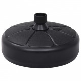 Gossi suport de umbrela, negru, 15 l, umplere cu nisip/apa
