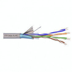 Cablu FTP, cat 5E, CUPRU 100%, 305m, ELN-FTP-5E-CU foto