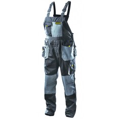 Pantaloni de lucru cu pieptar marime L TOPMASTER 557802 HardWork ToolsRange foto