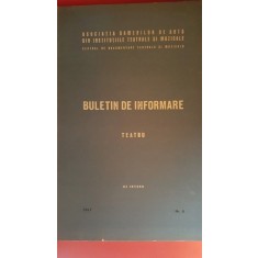 Buletin de informare TEATRU nr. 8-Uz intern 1967