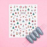 Cumpara ieftin Abtibild Unghii SensoPRO Milano, Christmas Style DP1262