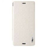 Husa Flip Carte Sony Xperia Z3 Baseus, Alb, Protectie Premium