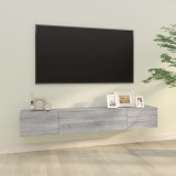 VidaXL Comode TV, 2 buc., gri sonoma, 100x30x30 cm, lemn prelucrat