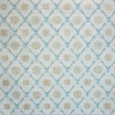 Tapet lux, model clasic, albastru, crem, Decori, 82821 foto