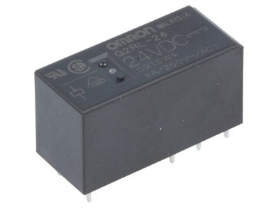 Releu Electromagnetic DPDT 24V 8A foto