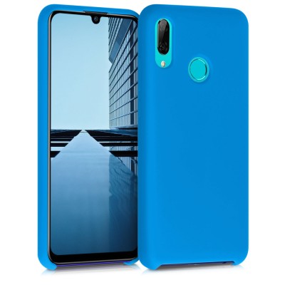 Husa pentru Huawei P Smart (2019), Silicon, Albastru, 47824.157 foto