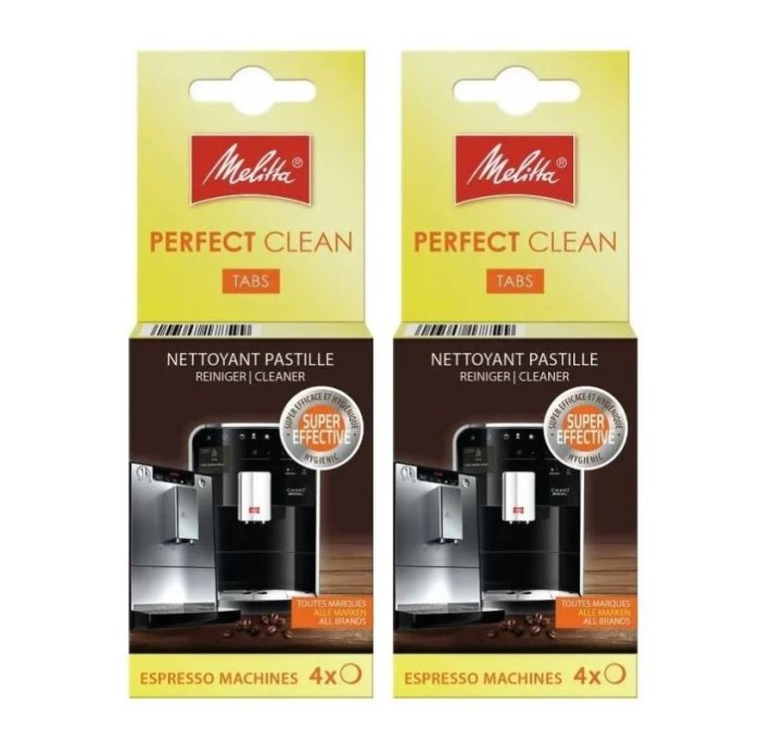Tablete de curatare pentru espressor, Melitta 6762481 Perfect Clean, 8 buc x 1.8g