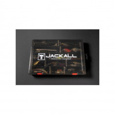 Cutie pentru Naluci Jackall 2800D Tackle M, Culoare Clear Black, 27.5x18.5x3.9cm
