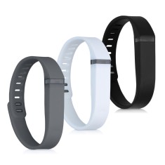 Set 3 Curele pentru Fitbit Flex, kwmobile, Silicon, Multicolor, 37226.02 foto