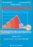 Matematica. Culegere de probleme. Clasa a X-a - Marius Burtea