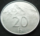 Cumpara ieftin Moneda 20 HALERU - SLOVACIA, anul 1996 * cod 1328 A, Europa, Aluminiu