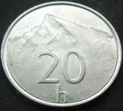 Moneda 20 HALERU - SLOVACIA, anul 1996 * cod 1328 A foto