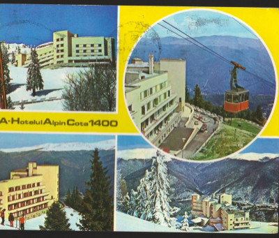 CPI B13925 CARTE POSTALA - SINAIA. HOTEL ALPIN &amp;quot;COTA 1400&amp;quot; foto