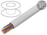 Cablu Telecomunicații YTKSY 10x2x0,5mm PVC Alb