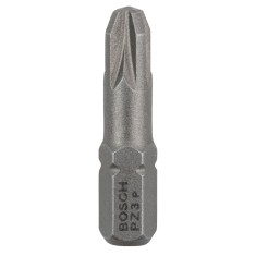 Set 3 biti pentru insurubare, Bosch XH, profil Pozidriv, PZ3, 25 mm