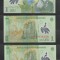 ROMANIA 1 LEU x 2 - 2018 (retiparit 2020) -Serii consecutive - Necirculate UNC