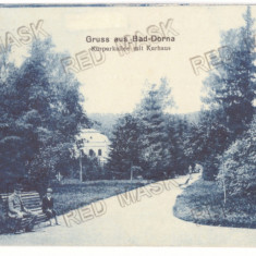 5146 - VATRA-DORNEI, Bucovina, Park, Romania - old postcard CENSOR - used - 1916