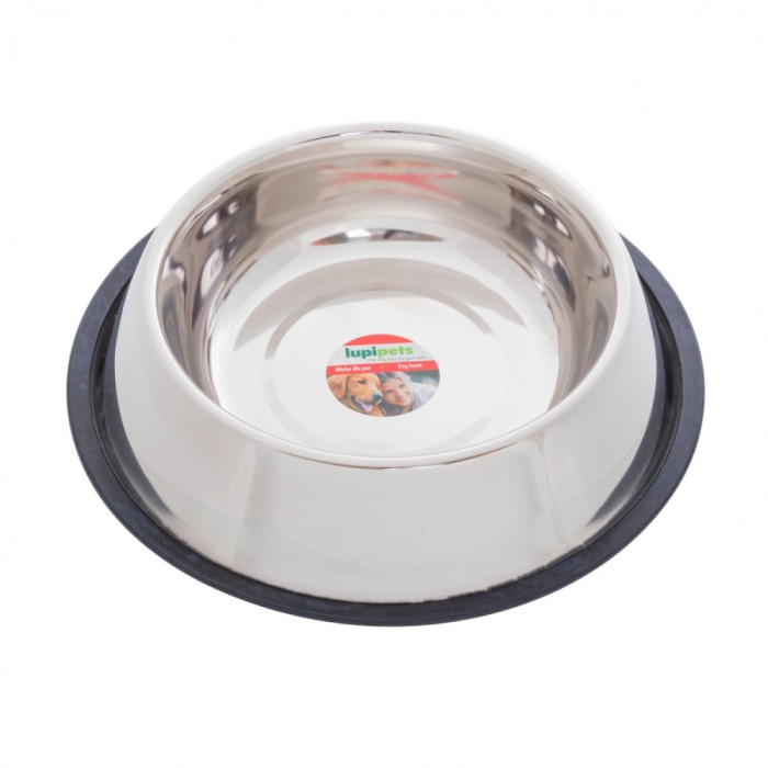 Castron din inox pentru c&acirc;ini, &Oslash;26&nbsp;cm, 2700&nbsp;ml