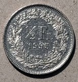 Moneda 1/2 Francs Elvetia - 1995, Europa