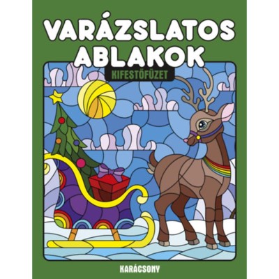 Var&amp;aacute;zslatos ablakok - Kar&amp;aacute;csony - Kifestőf&amp;uuml;zet foto