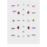 Diva &amp; Nice Cosmetics Face Stones sticker-e faciale Pink Tears 35 buc