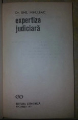 Expertiza judiciara / Emil T. Mihuleac foto