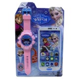 Set Frozen ceas si telefon