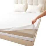 Cumpara ieftin Protectie integrala pentru saltea, impermeabila, cu fermoar, dimensiunea 180&times;200 cm, alba
